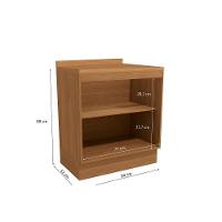 Cozinha Modulada Kappesberg Maxxi 2 Peças (1balcão+1complemento) C2p42 Canela-kappesberg - 2