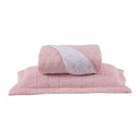 Cobre Leito 2 Peças Solteiro Percal 200 Fios Cristal 100% Poliéster - Rose - 1