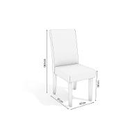 Cadeira Sala De Jantar 2cad131 Kit 2 Un Canela-boucle Bege - Kappesberg - 3