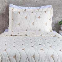 Cobre Leito 2 Peças Solteiro Percal 180 Fios Berlim 60% Algodão 40% Poliéster - Palha - 2