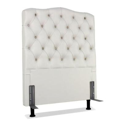 Cabeceira Solteiro 88 - Bello Box - Dunas Sintético Branco