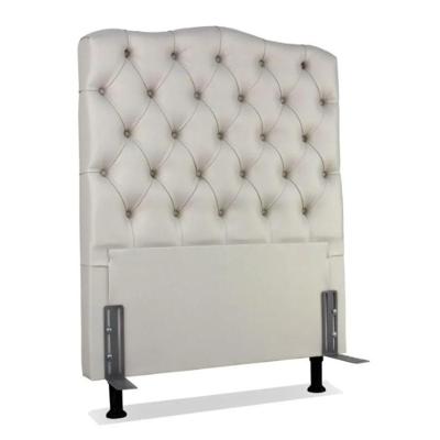 Cabeceira Solteiro 88 - Bello Box - Dunas Sintético Bege