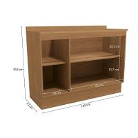 Cozinha Modulada Kappesberg Maxxi 2 Peças (1balcão+1complemento) C2p38 Canela-kappesberg - 3