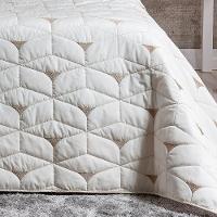 Cobre Leito 3 Peças King Percal 180 Fios Berlim 60% Algodão 40% Poliéster - Palha - 2