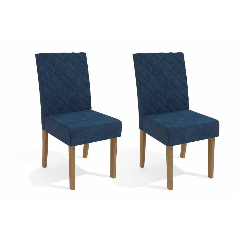 Cadeira Sala De Jantar 2cad133 Kit 2 Un Canela-boucle Cinza - Kappesberg - 4