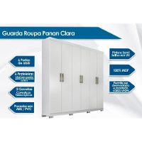 Guarda Roupa 6 Portas E 3 Gavetas Clara Cinamomo - Panan - 6