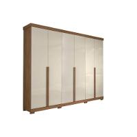 Guarda Roupa 6 Portas E 6 Gavetas C- Pés Guarapari Cinamomo - Panan - 8