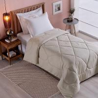 Edredom 1 Peça Solteiro Percal 200 Fios Unique 100% Poliéster - Avelã - 3