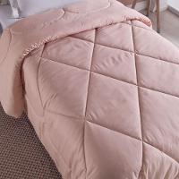 Edredom 1 Peça Solteiro Percal 200 Fios Unique 100% Poliéster - Rosê - 3