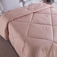 Edredom 1 Peça Queen Percal 200 Fios Unique 100% Poliéster - Rosê - 4