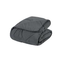 Edredom 1 Peça Solteiro Percal 200 Fios Unique 100% Poliéster - Grafite - 1