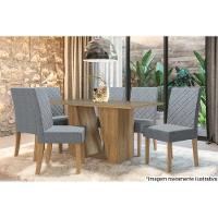 Kit 2 Cadeiras De Cozinha 2cad133 2 Un Canela-boucle Cinza - Kappesberg - 3