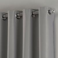 Cortina Blackout 4,00m X 2,70m Em Tecido Requinte 100% Poliéster - Prata - 2