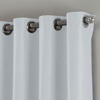 Cortina Blackout 4,00m X 2,70m Em Tecido Requinte 100% Poliéster - Branca - 2