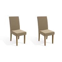 Kit 2 Cadeiras Sala Jantar 2cad131 2 Un Canela-boucle Bege - Kappesberg - 2