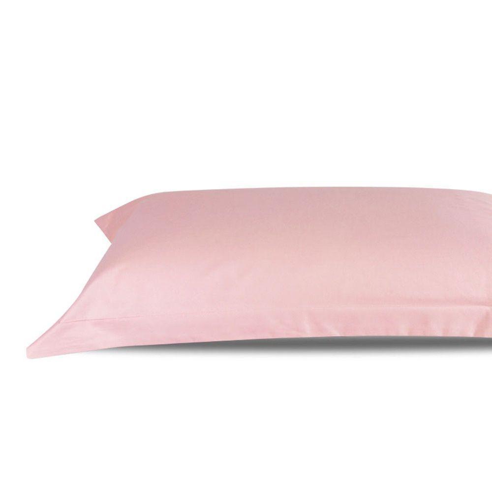 Fronha Avulsa Percal 200 Fios Algodão Com Abas Gold 100% Algodão - Rosê - 2