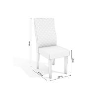 Kit 2 Cadeiras Sala Jantar 2cad133 2 Un Canela-boucle Bege - Kappesberg - 2