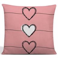 Kit 4 Capas Para Almofadas Decorativas Juma Oxford 100% Poliéster - Love Rosê - 5