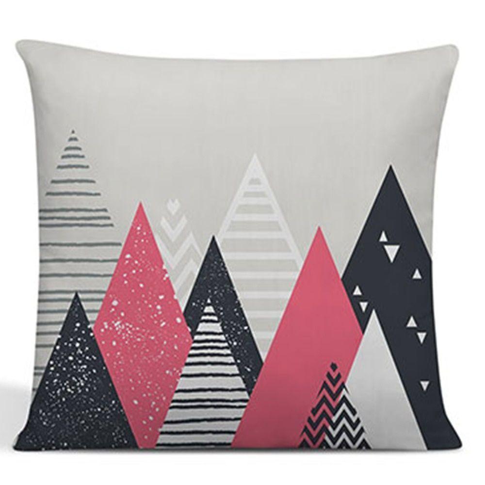 Kit 4 Capas Para Almofadas Decorativas Juma Oxford 100% Poliéster - Hello Rosa - 5