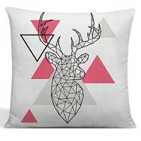 Kit 4 Capas Para Almofadas Decorativas Juma Oxford 100% Poliéster - Hello Rosa - 2