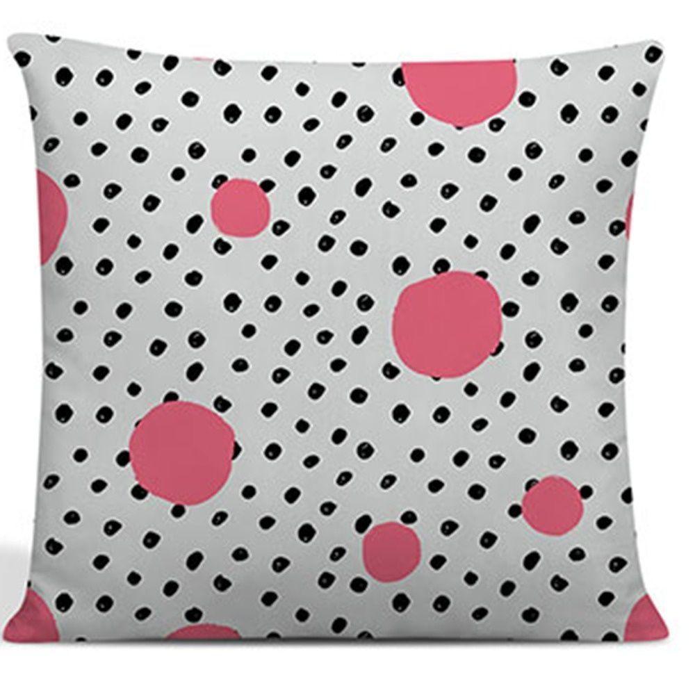 Kit 4 Capas Para Almofadas Decorativas Juma Oxford 100% Poliéster - Hello Rosa - 3