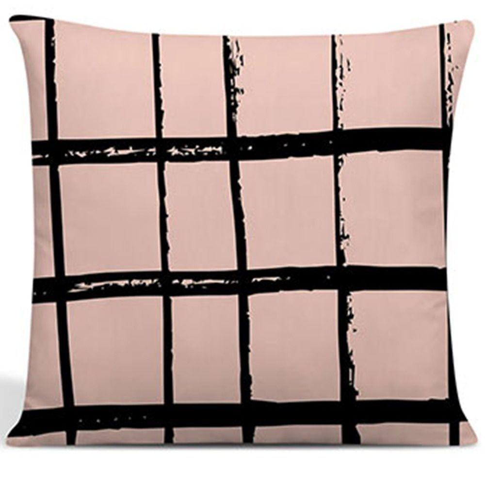 Kit 4 Capas Para Almofadas Decorativas Juma Oxford 100% Poliéster - Escandinava Rosa - 2