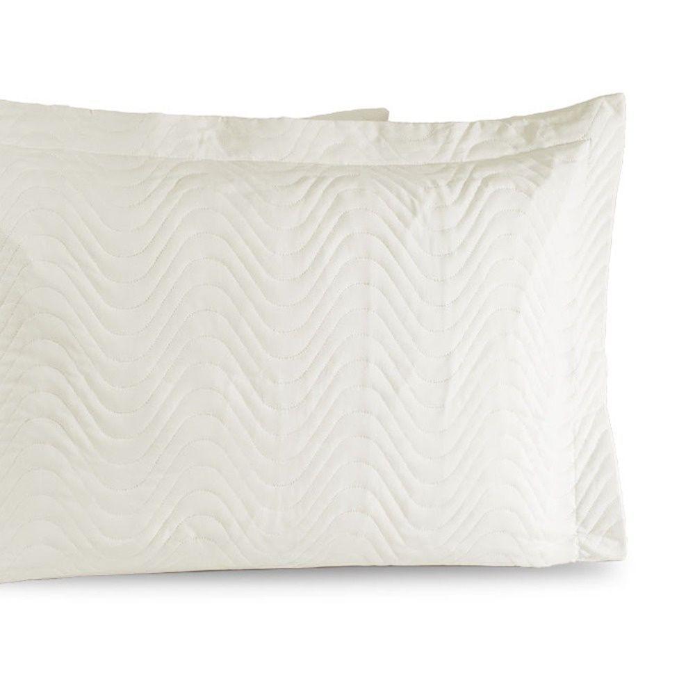 Kit 02 Portas Travesseiros Percal 200 Fios Algodão Gold 100% Algodão - Palha - 3