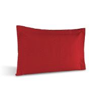 Kit 02 Portas Travesseiros Percal 180 Fios Silver 60% Algodão 40% Poliéster - Vermelho - 2