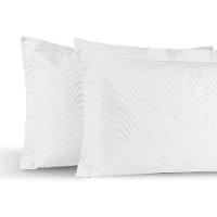 Kit 02 Portas Travesseiros Percal 200 Fios Algodão Gold 100% Algodão - Branco - 2