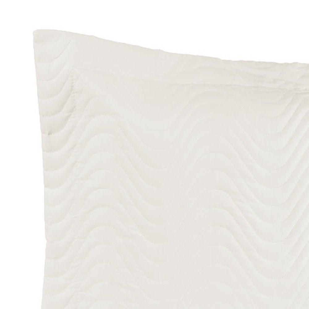 Kit 02 Portas Travesseiros Percal 180 Fios Silver 60% Algodão 40% Poliéster - Palha - 3