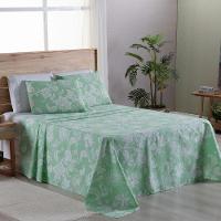 Jogo De Lençol 4 Peças Queen Percal 180 Fios Homme 60% Algodão 40% Poliéster - Jade Verde - 5