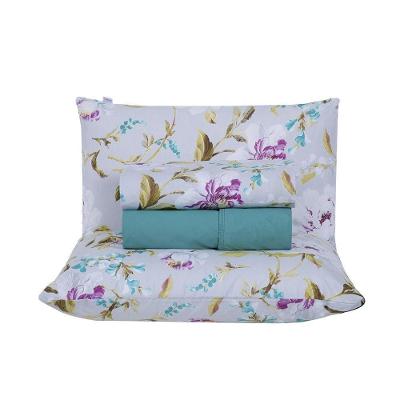 Jogo De Lençol 4 Peças King Percal 180 Fios Homme 60% Algodão 40% Poliéster - Vivace Cinza