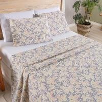 Jogo De Lençol 4 Peças King Percal 180 Fios Homme 60% Algodão 40% Poliéster - Peplum Salmão - 3