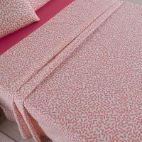 Jogo De Lençol 4 Peças King Percal 180 Fios Homme 60% Algodão 40% Poliéster - Gummy Pink - 3