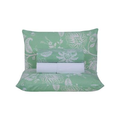 Jogo De Lençol 4 Peças King Percal 180 Fios Homme 60% Algodão 40% Poliéster - Jade Verde