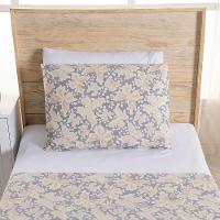 Jogo De Lençol 3 Peças Solteiro Percal 180 Fios Homme 60% Algodão 40% Poliéster - Peplum Salmão - 6