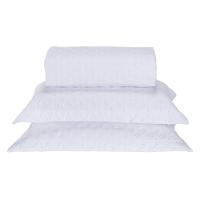 Kit Cobre Leito Milão Queen 3 Peças 100% Poliéster - Branco/branco - 1