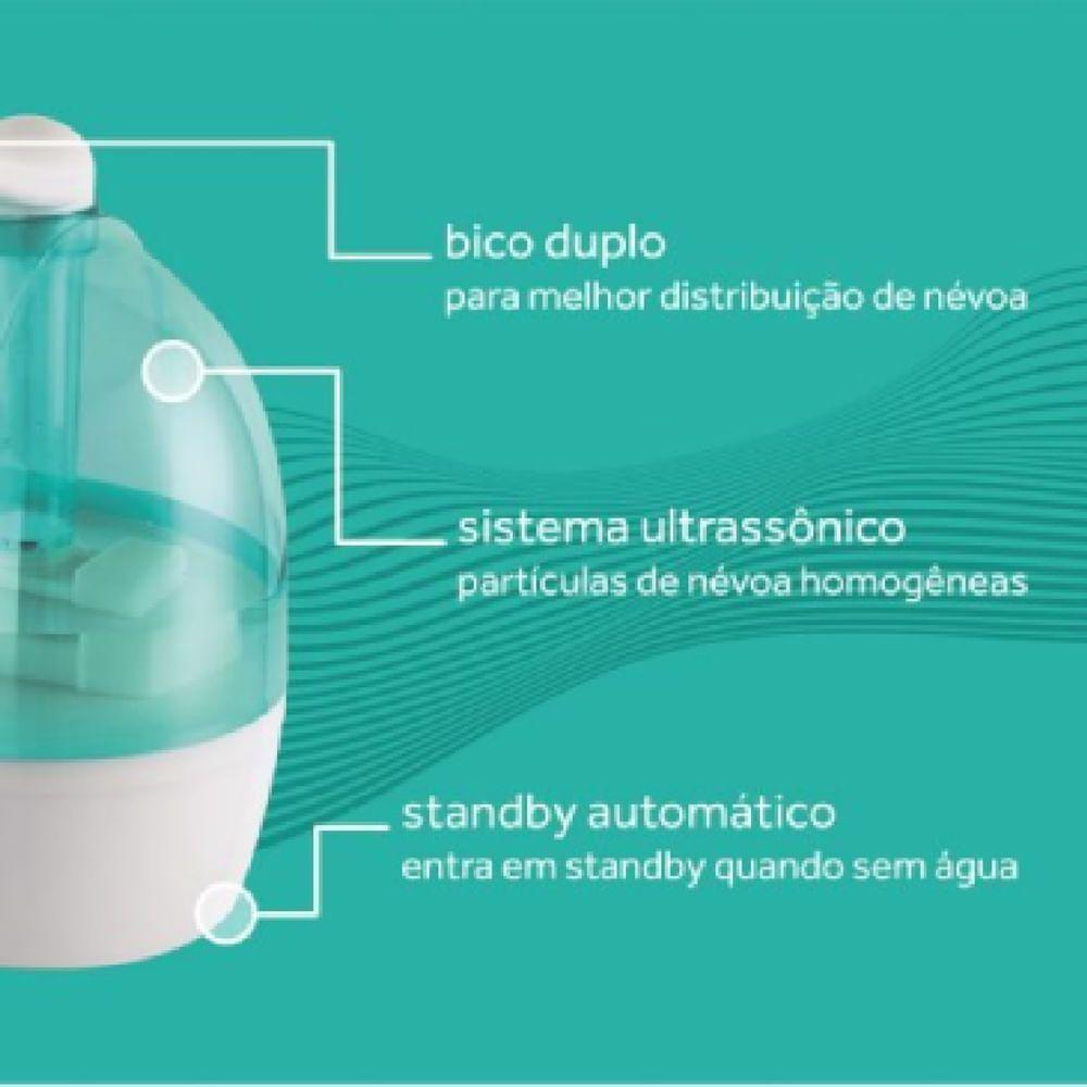 Umidificador Doméstico U04 3,7 Litros Verde Água Premium 12097 Ventisol Bivolt - 3