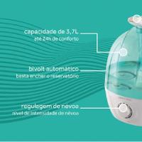 Umidificador Doméstico U04 3,7 Litros Verde Água Premium 12097 Ventisol Bivolt - 4