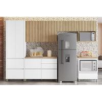 Cozinha Modulada Nesher Rainha Gourmet 6 Peças (3aéreos+1paneleiro+2balcões) C6p39 Branca-nature-nesher - 1