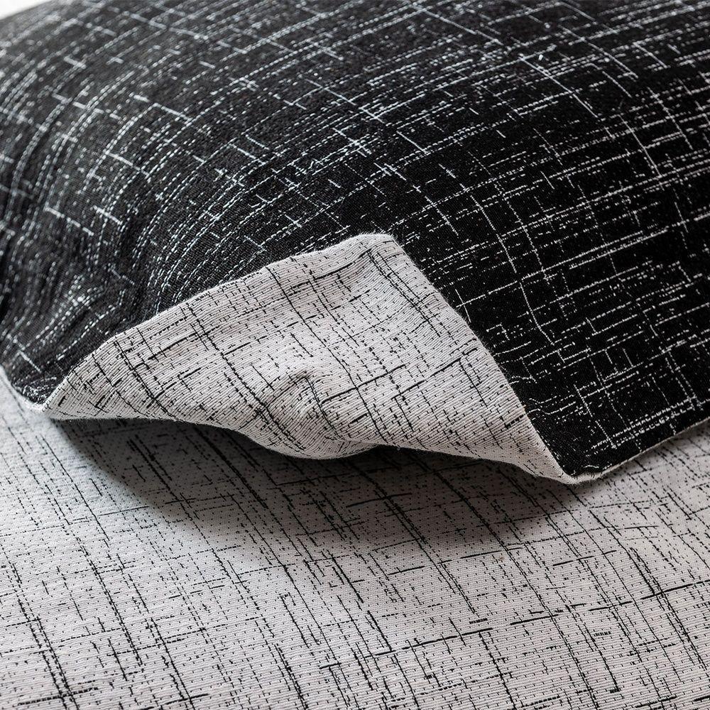 Kit Colcha 5 Peças Queen Jacquard Dual 60% Algodão 40% Poliéster - Preto - 3