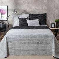 Kit Colcha 5 Peças Queen Jacquard Dual 60% Algodão 40% Poliéster - Preto - 2