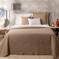 Kit Colcha 5 Peças Queen Jacquard Dual 60% Algodão 40% Poliéster - Bege - 2