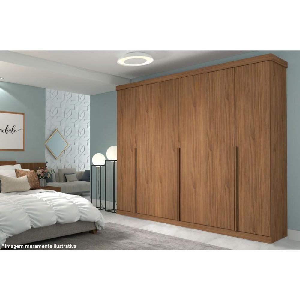 Guarda Roupa 6 Portas E 6 Gavetas Guarapari Cinamomo-off White - Panan - 5