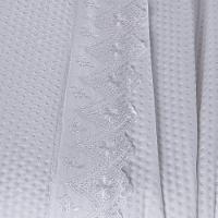 Kit Colcha 3 Peças Queen Percal 300 Fios Bordado Inglês Home Madrid 100% Poliéster - Branco - 5