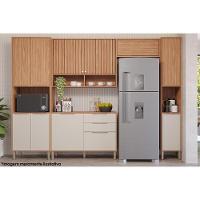 Paneleiro De Cozinha Divina C- 4 Portas E 1 Nicho P- Forno 70 Cm Cinamomo-off White - Mgm - 6