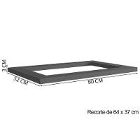 Tampo P- Balcão Cozinha Cooktop édez Ph 3050 5 Bocas 80cm Grafito Chess - Herval - 2