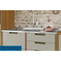 Cozinha Modulada Nesher Imperatriz 5 Peças (2balcões+2aéreos+1torre Quente) C6p46 Freijo-off White-nesher - 7