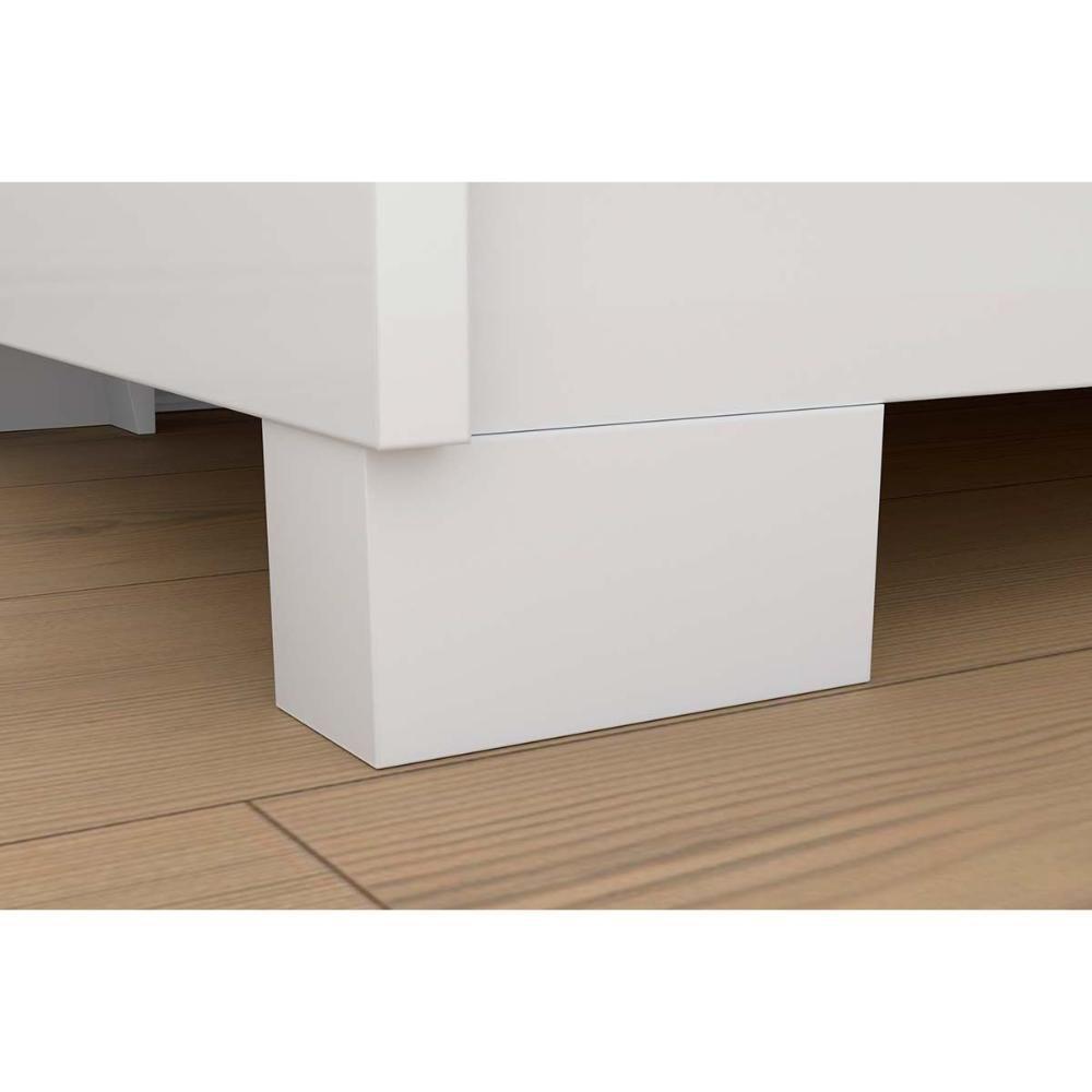 Multiuso Quarto Kit C- 8 Pés Pvc P- Balcão De Cozinha Branco - Henn - 3