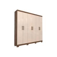 Guarda Roupa Casal 6 Portas E 2 Gavetas C- 1 Espelho Interno Milena Cinamomo - Panan - 5